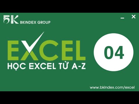 Làm chủ Excel 2020 - Buổi học trực tuyến số 4