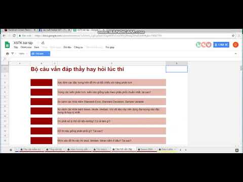 Hướng dẫn trả lời bộ câu hỏi vẫn đáp môn xác suất thống kê (part1)