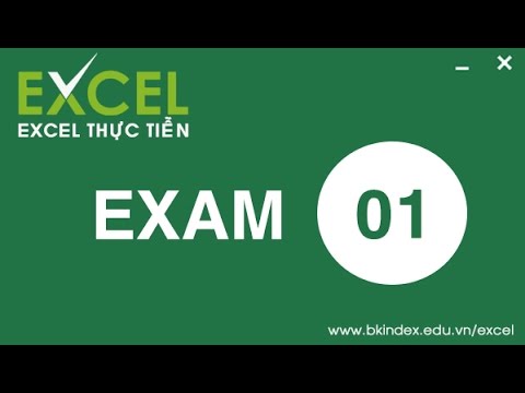 [BKIndex][Excel thực tiễn] HDG CĐ 01: Giới thiệu Excel qua các thao tác cơ bản