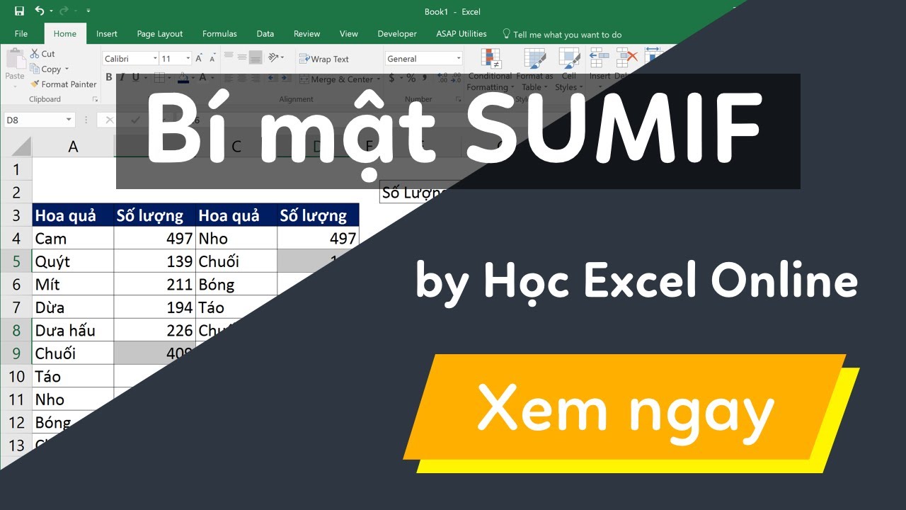 Ham Sumif Trong Excel Ham Sumif Trong Excel
